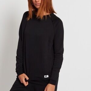 Nike Sportswear Modern Crew Black Sweatshirt Size Medium